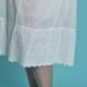 Vintage 1900s Cotton Ecru Petticoat - 1910s Wedding - Bridal Fashions