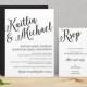 You Can Change the Color! DiY Wedding Invitation Template - Download Instantly - EDITABLE TEXT - Calligraphy  - Microsoft® Word Format