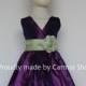 Clover Pistachio Flower Girl Dresses Lapis Purple (FSV01) Easter Wedding Communion Princess Party. Toddler Baby Infant Kids Teen Sale