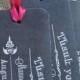 Chalkboard Favors For Weddings - Candy Bar Wrappers Personalized - Chalkboard Wedding