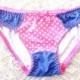 Vintage Panties Size Small Polka Dot Pink White Blue Underwear Nickers Bikini Lingerie Retro Style Junior Undergarment Bottoms Clothing