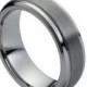 7MM Tungsten Wedding Band Comfort Fit Beveled and Stepped Edge Brushed Center Promise Engagement Ring for Men Women SNUJDTZYP
