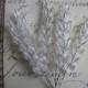 Beaded Flowers - Crystal Clear - Wheat Leaves - Millinery - Wedding - Embellishment