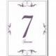 Table Numbers Wedding Table Numbers Printable Table Cards Download Elegant Table Numbers Purple Eggplant Table Numbers Digital (Set 1-20)