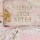 Peach Happily Ever After Fairytale Wedding Guestbook Fairy Tale Victorian Country Vintage Shabby Chic