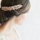 Grecian leaf hair piece, bridal clip, wedding headpiece, bridal hair, Style Imogen 1937