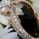 18k Rose Gold Ritani 1RZ2488 Double French-Set Diamond 'V' Engagement Ring
