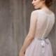 Ulyana // Sheer Back Wedding Dress - Illusion Back Wedding Gown - Romantic Wedding Dress - Bohemian Wedding Gown - Boho Dress - Lace