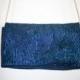 Vintage Handbag BEADED blue Walborg CLUTCH handbag Wedding EVENING Purse
