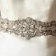 Bridal Sash in Antique Silver - 29 inches (Made to Order)