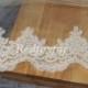 Single-layer lace bridal veil - white ivory wedding veil - a veil edge of -1 m Alencon flower veil- wedding accessories