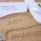 Just Married Flip Flops Wedding Bridal *Check size chart before ordering*