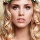 Bridal Floral Wreath Handmade Flower Crown Headband Hairpiece made  from clay - New