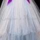 Create Your Own 2-Tier Bachelorette Party Veil with Custom Bow Color