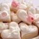 36 Pcs Mini Heart Cookie Favor- Wedding Favors, Bridal Showers, Bridesmaids Gifts, Baby Showers - New