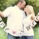 Love Is Sweet Banner - Wedding Banner Photo Prop - Wedding Sign - Wedding Decoration - New