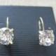 Clear Swarovski Crystal Drop Earrings/ Crystal Drops /Bridesmaid Jewelry/ Custom Wedding Jewelry/Swarovski Earrings/ Bridesmaid Jewelry