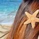Starfish Mermaid 3'' to 4"  Hair Clip/Barrette - Bridal Accessories, Wedding Hair Clip, Ariel Mermaid Hair Clip, Starfish Hair Accessories