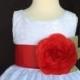 White Flower Girl Dress Bridesmaid Lace Wedding Summer Toddler Girl Dresses S M L XL 2 4 6 8 10 12