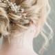 Bridal Hairpins, Bridal Hairpiece, Hair Vine, Bridal Halo, Bridal Headpiece, Freshwater Pearl Bridal Hairpins, Bridal Hair Pins