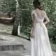 Ivory Bohemian Wedding Dress Long Boho Bridal Wedding Gown Gypsy Long Bridal Dress - Handmade by SuzannaM Designs