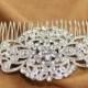 Art Deco Crystal Bridal Hair Comb
