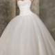 A-Line Sweetheart Organza Vintage Wedding Dress