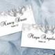 DIY Printable Wedding Place Name Card Template 
