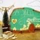 VW Camper Van Wedding Guestbook Alternatives Drop Top Wooden Hearts Personalized Mint Green Vintage Wedding Anniversary Party