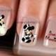 Nail Art Nail Water Decals Just Married Mickey And Minnie Mouse Wedding Gift