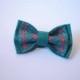 Jade bowtie with red jade embroidery Can be made by order in Emerald Sage Shamrock Kelly green Sea green Hunter green Viridian colours Groom