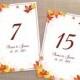 DIY Printable Wedding Table Number Template 