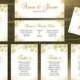 DIY Printable Wedding Seating Chart Template 