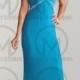 a blue elegant dresses