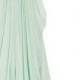 Marchesa Green Crystal-embellished Silk-chiffon Gown