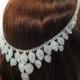 Bridal Crystal Headpiece, Wedding Hair Jewelry, Hair Chain Headpiece, Wedding Headband, Hair Accessories