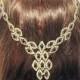 Hair Jewelry Hair Chain Crystal Headpiece, Rhinestone Headband, Bohemia Headpiece, Wedding Hair Jewelry