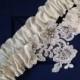Wedding leg garter, Wedding Garter , Ribbon Garter , Wedding Accessory, İvory Lace accessories, Bridal garter