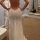 Ivory Lace Sexy Tulle Back Mermaid Bridal Wedding Dresses Gown Spaghetti Custom
