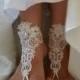 Free Ship ivory bridal bangle, sandals, beach wedding barefoot sandals, wedding bangles, anklets, bridal, wedding