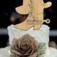 Wedding cake topper rustic mr and mrs with the last name a event day, deer wedding cake topper - Country Cake Topper - wedding decorations