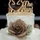 Wedding cake topper rustic the hunt is over, deer wedding cake topper, Country Cake Topper, shabby chic, redneck, cowboy, outdoor, western