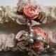 Bridal Garter- Vintage Wedding Garter And Toss Heirloom Garter Set With Pearls And Crystals-Rachel