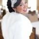 Fur Bridal Bolero For Winter Weddings