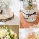 Country Rustic Mason Jars Inspired Wedding Centerpieces Ideas