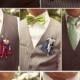 Geek Wedding Idea: Use Superhero Figures As Groomsmen Boutonnieres