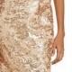 JS Collections Sequined Lace Off-the-Shoulder Sheath Dress