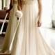 Empire Chiffon Long Wedding Gown
