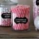 Candy Buffet Label For Jars - Chalkboard Labels Medium- Mixed Set Of 18 - Chalkboard Labels For Weddings, Mason Jars, Candy Buffet Jars