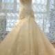 2012 New Wedding Dress Tulle Strapless Straight Neckline Lace Empire Bow Beaded Mermaid Bridal Gown Online with $91.23/Piece on New-open201088's Store 